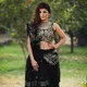 Black__INDIAN LINEN SAREE