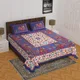 Blue__Jaipuri bedsheet