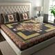 GREY__Jaipuri bedsheet