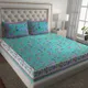 C green__Jaipuri bedsheet