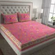 Pink__Jaipuri bedsheet