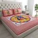 Red__Jaipuri bedsheet