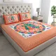 Orange__Jaipuri bedsheet