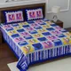 Blue__Jaipuri bedsheet
