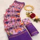 Purple__Linen Saree