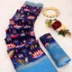 Blue__Linen Saree