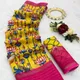 Yellow__Linen Saree