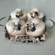 CREAM WITH MULTI COLOR WITH GOLDEN__VIVA SMART