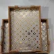LIGHT BROWN  WITH WHITE GOLD PRINT__VIVA SMART