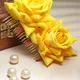 Yellow__Vogue Hair Accessories
