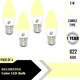 Pack of 4 (Warm White)__Imperial Technocart