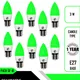 Pack of 10 (Green)__Imperial Technocart