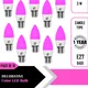 Pack of 10 (Pink)__Imperial Technocart