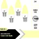Pack of 4 (Warm White)__Imperial Technocart