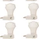 Pack of 6 (White)__Imperial Technocart