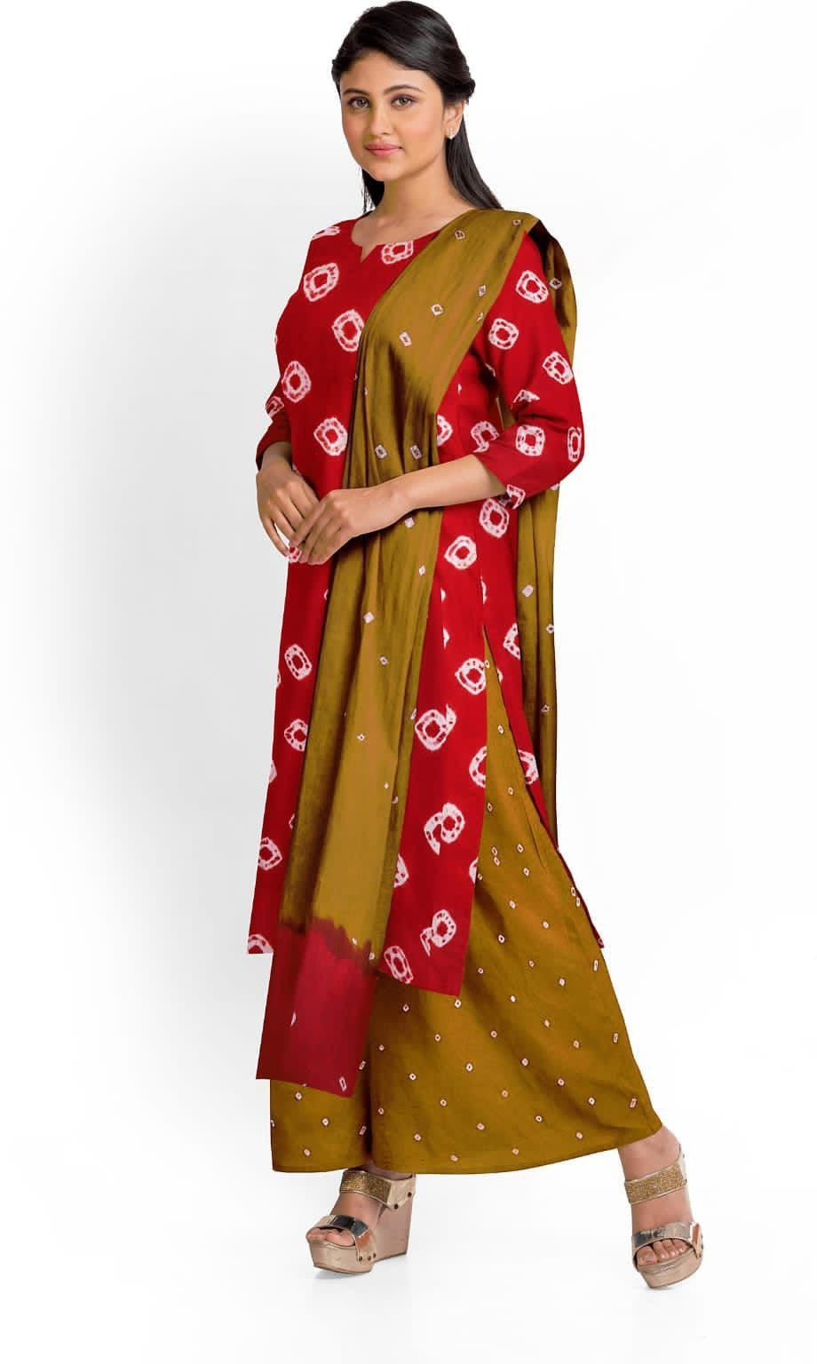Maroon and Multicolor__Mahalaxmi Fashion