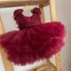 Red__BABIES FROCKS