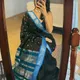 BLACK/BLUE__VIANTA SAREE