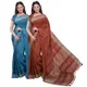 Cerulean Blue & Sienna Orange__OmenSilks