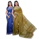 Cobalt Blue & Olive Green__OmenSilks