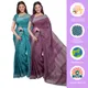 Cyan & Quinacridone Magenta__OmenSilks