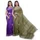 French Violet & Moss Green__OmenSilks