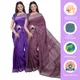 French Violet & Quinacridone Magenta__OmenSilks