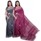 Grey & Raspberry Pink__OmenSilks