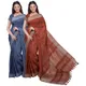 Lake Blue & Sienna Orange__OmenSilks
