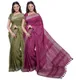 Moss Green & Raspberry Pink__OmenSilks