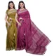 Olive Green & Raspberry Pink__OmenSilks