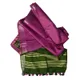 Dark Moss Green & Mulberry Pink__OmenSilks