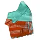 Mohangni Orange & Turquoise__OmenSilks