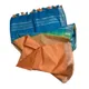Mooonstone Cyan & Tangerine Orange__OmenSilks