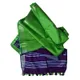 Russian Violet & Kelly Green__OmenSilks