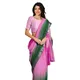Hot Pink & Hunter Green__OmenSilks