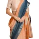 Tangerine Orange & Blue__OmenSilks