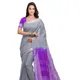 Grey & French Violet__OmenSilks