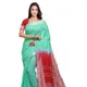Aquamarine Turquoise & Red__OmenSilks