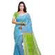Cyan & Apple Green__OmenSilks