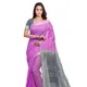 Fuchsia Pink & Grey__OmenSilks