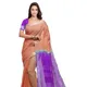 Tangerine Orange & French Violet__OmenSilks