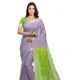 Mountbatten Grey & Apple Green__OmenSilks