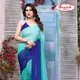 Light Blue & Dark Blue__Anand Saree