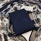 Dark Blue & White__Anand Saree