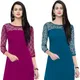 Purple & Teal__Shcon Fashion -  Online Shopping