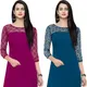 Purple&Light Blue__Shcon Fashion -  Online Shopping