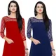 Red & Blue__Shcon Fashion -  Online Shopping
