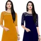 Yellow & Blue__Shcon Fashion -  Online Shopping