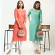 Pink & Light Green__Shcon Fashion -  Online Shopping